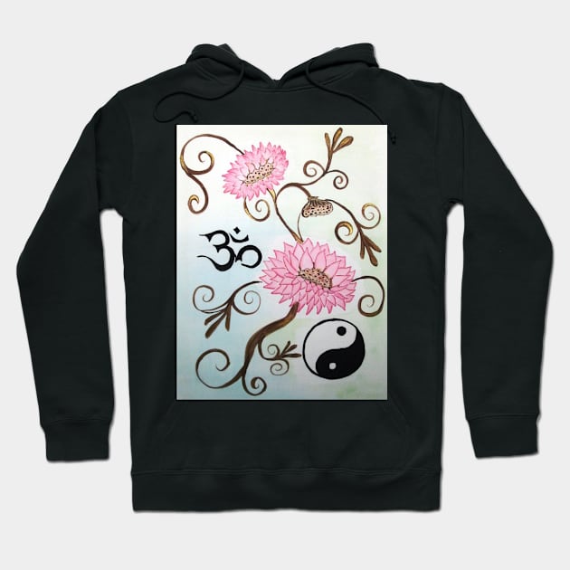 Zen Lotus Hoodie by NHart4you